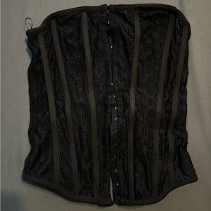 ZARA black lace corset